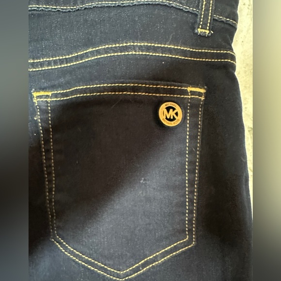 MICHAEL Michael Kors | Women’s Izzy Cropped Skinny Dark Wash Jeans, Size 13. - Picture 10 of 16